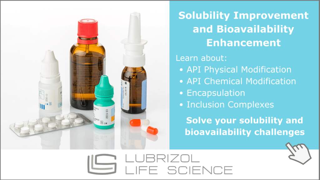 Solubility Bioavailability Callout for Article via Lubrizol CDMO